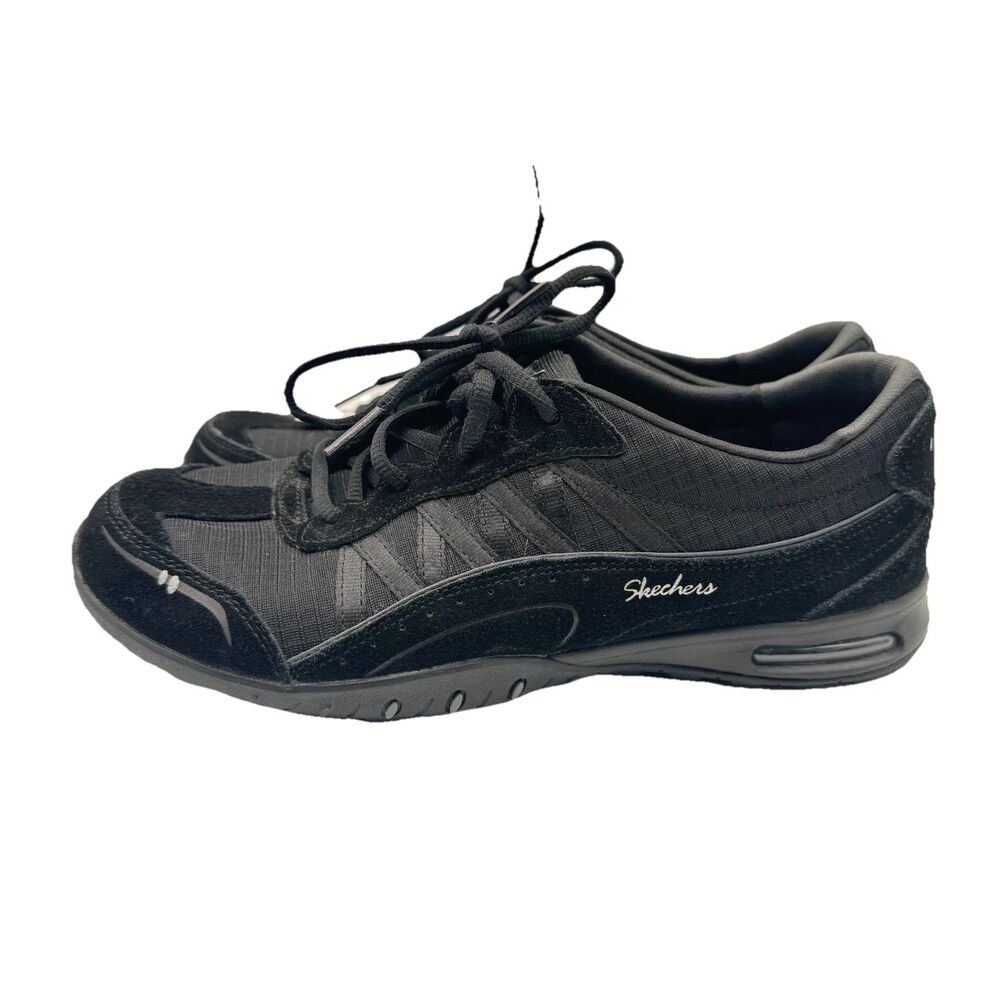 Skechers Women's Work Relaxed Fit Skech Air SR Lace Up Shoes Black Size: 8.5‎